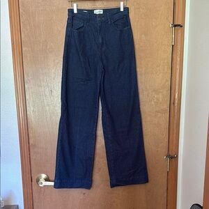 Universal Thread Blue Flare Ultra High Rise Wide Leg Jeans